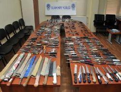 Bin 57 bıçak ele geçirildi